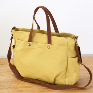 I-0959 Wholesale <b>Canvas</b> Tote <b>Bag</b> With Organic Cotton <b>Shopping</b> <b>Bag</b> <b>Canvas</b> <b>Shopping</b> Cotton <b>Canvas</b> <b>Bags</b> - Product Image 5