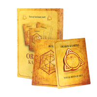 Conception personnalisée Imprimez votre propre jeu de cartes de tarot Oracle Impression en usine de cartes Oracle Design original Jeu de divination Lady