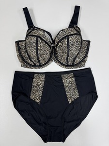 Ensemble soutien-gorge et culotte pour femmes, personnalisé en usine, avec bande africaine renforcée, bonnets <span class=keywords><strong>grande</strong></span> <span class=keywords><strong>taille</strong></span> et couvrance complète - Product Image 2