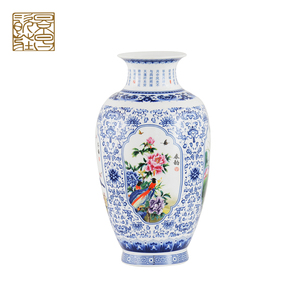 <span class=keywords><strong>Vasi</strong></span> in Ceramica Antichi Tradizionali all'Ingrosso <span class=keywords><strong>con</strong></span> Disegni <span class=keywords><strong>Dipinti</strong></span>, Vaso da Tavolo in Porcellana Cinese per Decorazione Casa - Product Image 4