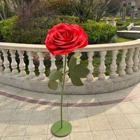 Accessoires de mariage grande fleur géante grande fleur en papier debout fleurs géantes en mousse pour événements décoration de mariage décor à la maison