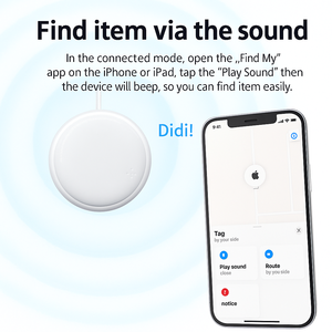 GSC Find My Tag, Localizador Inteligente con Cordón, Rastreador GPS para Apple iOS iPhones, Función Antirrobo - Product Image 3