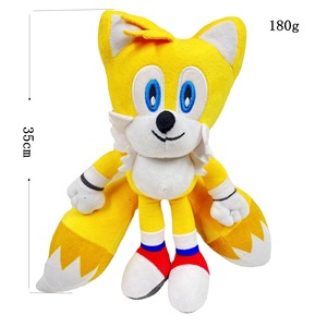 Juguete de Peluche de Sonic Personalizado de Fábrica, Lavable, Suave, Agradable al Tacto, de Dibujos Animados, de Algodón PP, de 29-35 cm, Listo para Enviar - Product Image 4