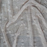 Nouveau design, tissu en dentelle extensible écologique, doux, jacquard, tricoté et brodé, pour femmes, enfants, textiles de maison et vêtements