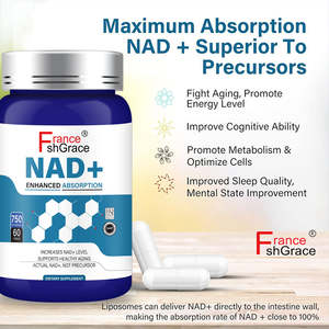OEM NAD + 750 mg con supplemento di trimetilglicina Boost NAD + sano e aiutare cuore e cervello e capsule di <span class=keywords><strong>invecchiamento</strong></span> muscolare - Product Image 5