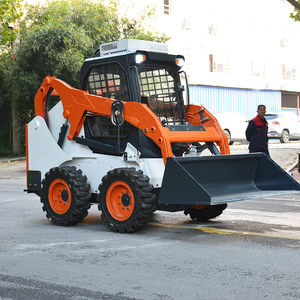 China <span class=keywords><strong>Mini</strong></span> Skid Stuur Lader Met Geïmporteerde Benzine Dieselmotor Hoge Kwaliteit Skid Loader Gratis Verzending - Product Image 2