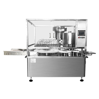 Machine de remplissage et de bouchage automatique pour flacons d'huile, de parfum et de sirop