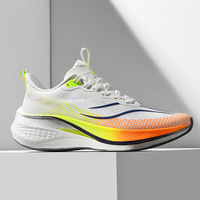 2025 nouvelles chaussures de course de vitesse pour hommes respirant maille supérieure couleur vive bloc conception anti-dérapant baskets pour Marathons