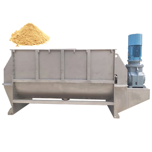 Chất lượng cao ngang thép không gỉ 12000L đôi trục máy xay sinh tố trộn Ribbon <span class=keywords><strong>Mixer</strong></span> - Product Image 1