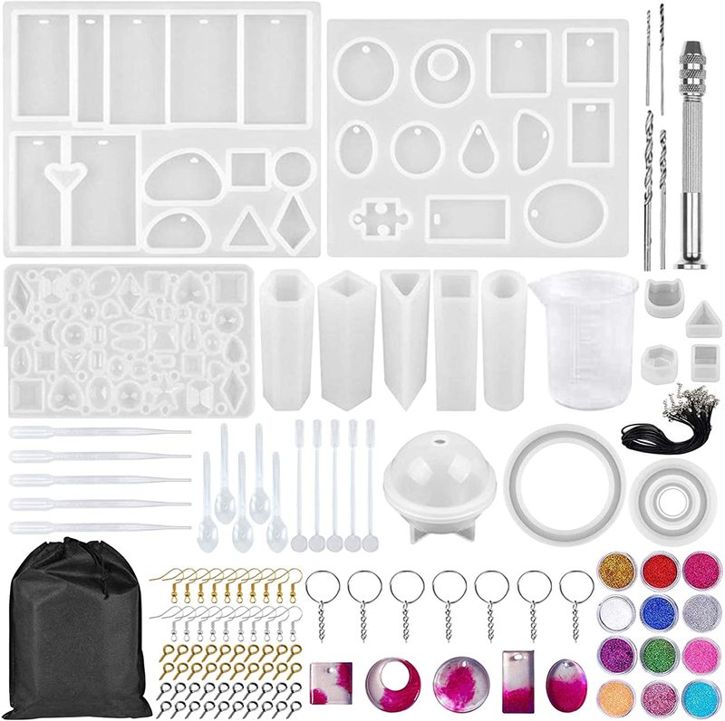 148 Pcs Silicon Molds for Resin