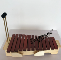 13-Note Glockenspiel Xylophone, Alto Soprano Bass Metallophone - Orff Percussion Instrument for Music