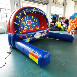 Juegos inflables de pingüinos con bolas flotantes para fiestas infantiles al aire libre y eventos. - Product Image 4