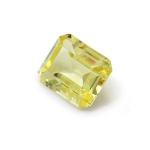 Cadermay Lemon Yellow Zircon Rectangle Loose Stone Synthetic Gemstone For Jewelry Making - Product Image 3