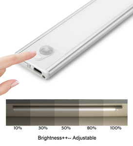 Ultra-Dunne Binnenverlichting 3 Kleuren Dimbaar 5V Usb Oplaadbare Keukenkast Kast Kast Led Bewegingssensor Licht - Product Image 2