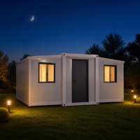 Maison Modulaire Préfabriquée Moderne, Villa en Pierre Préfabriquée, Maison en Kit, Éclairage LED, Porte à Double Vitrage pour Resort Glamping