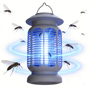 Lampe anti-moustiques électrique portable en plastique durable, murale, écologique, pour intérieur et extérieur, 20-50m, installation facile - Product Image 5