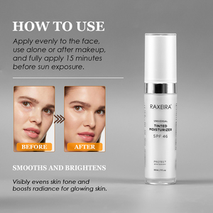 Idratante personalizzato Anti-invecchiamento colorato con SPF 46 protezione <span class=keywords><strong>solare</strong></span> e fondotinta contro i raggi UVA e UVB - Product Image 6