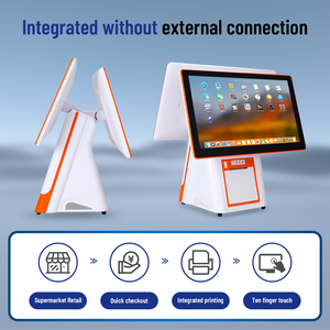 Registratore di Cassa POS con Doppio Schermo Touch Capacitivo da 15,6 Pollici con Stampante e Scanner Integrati Terminale POS - Product Image 5