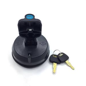 Taluada ฝาครอบถังน้ำมันเชื้อเพลิงดีเซลป้องกันการโจรกรรมพร้อมกุญแจสำหรับ <span class=keywords><strong>Hitachi</strong></span> <span class=keywords><strong>EX70</strong></span>-5 EX60-5 EX120-5 EX200-5 ZAX210-5 ZAX230-5 ZAX240-5 - Product Image 4