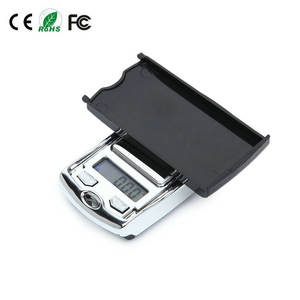 자동차 키 디자인 전자 디지털 골드 실버 다이아몬드 계량 보석 미니 포켓 스케일 - Product Image 4