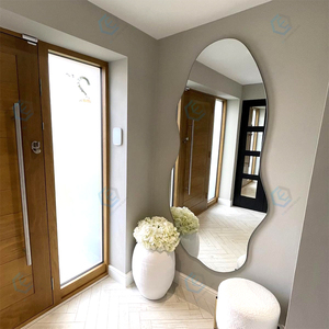 <span class=keywords><strong>Miroir</strong></span> <span class=keywords><strong>mural</strong></span> pleine longueur irrégulier sans cadre de 3 mm, 4 mm, 5 mm, 6 mm, design distinctif, vente en gros usine - Product Image 2