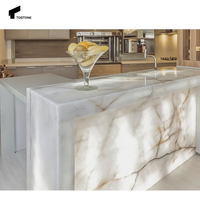 Tostone Cristallo Vena Oro Dalles de quartzite naturel pour salle à manger en plein air Table d'îlot mural Comptoirs de décoration de coiffeuse