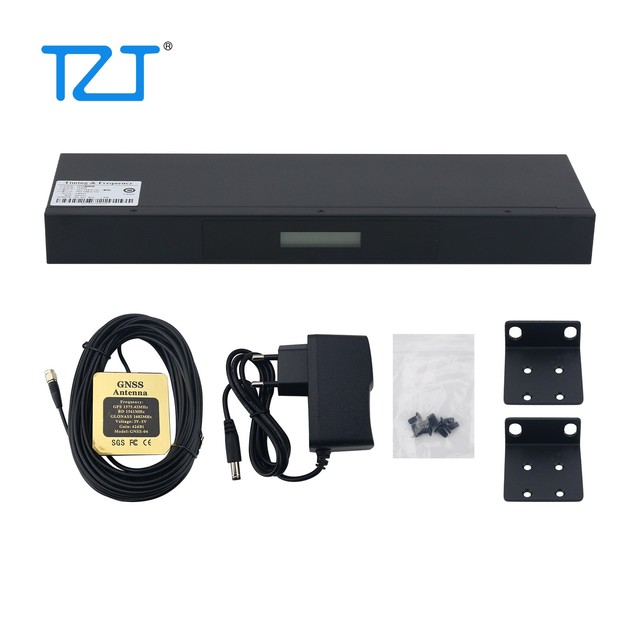 TZT TF200 NTP Time Server NTP Network Time Server with 10m Antenna for Beidou GPS GLONASS and QZSS
