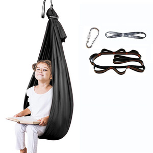 Terapia Indoor <span class=keywords><strong>Swing</strong></span> <span class=keywords><strong>Yoga</strong></span> tessuto amaca altalena sensoriale per i bambini con Kit appendiabiti - Product Image 3