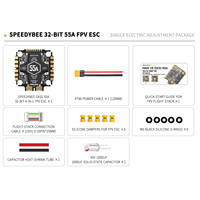Contrôleur de vol SpeedyBee F405 V5 OX32 55A Stack 30.5x30.5mm 4-en-1 ESC 3-6S Lipo Betaflight pour drone de course FPV
