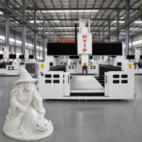 Machine CNC 5 axes de haute précision, machine de fraisage CNC 5 axes pour la gravure sur métal, bois, pierre, routeur CNC 3D