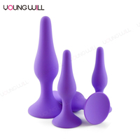 Service personnalisé OEM disponible, jouets sexuels anaux en silicone pour adultes avec emballage discret et différentes options de taille et de couleur, plug anal