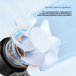 Nouveau <span class=keywords><strong>ventilateur</strong></span> portable d'extérieur haute vitesse, pliable, mini-refroidisseur, rafraîchissant pour l'été, vent puissant, rechargeable, petits ventilateurs - Product Image 4
