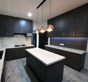 CBMmart American Custom Blanco Gris Azul Coctelera Cocina Baño Gabinetes Fabricante Con Diseñador - Product Image 5