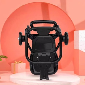 รถเข็นเด็กหรูหรา รุ่น High View สะดวกสบาย พับเก็บได้ พกพาสะดวก พร้อมล้อ 4 ล้อ - Product Image 4