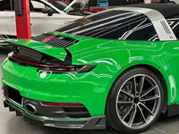 Kit carrosserie en fibre de carbone style Chopin pour Porsche 911 992 : lèvre avant, jupes latérales, diffuseur arrière