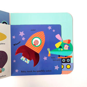 Libro de Cartón de Estilo Nuevo, Impresión de Libros Ilustrados en Inglés para Bebés de 0 a 3 Años, Libro de Táctil para Bebés con Imágenes de <span class=keywords><strong>Vehículos</strong></span> - Product Image 2