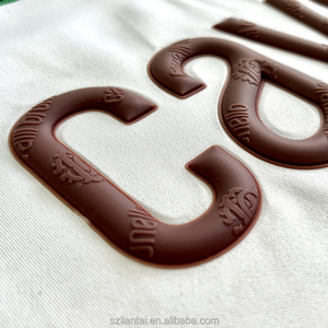 Tùy Chỉnh 3D Nổi Silicone Sắt Trên Quần Áo Nhãn Cho Thời Trang Trang Phục Truyền Nhiệt Truyền Nhiệt Sử Dụng Trên T-Shirts - Product Image 3