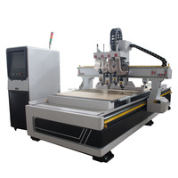 Acheter 1325 4 axes ATC CNC routeur atc CNC machines à bois Offre Spéciale porte en bois CNC routeur machine de traitement