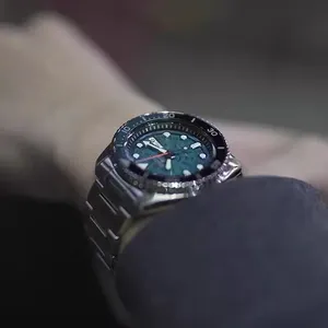 Montre Seiko New 5 Retro Trendy SportsLluminous Mechanical Fashion Simple pour homme avec bracelet en acier - Product Image 4