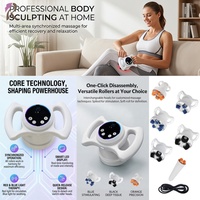 Machine de massage à rouleaux sous vide 6 en 1, équipement de remodelage corporel et d'amincissement à pression négative avec rotation à 360°