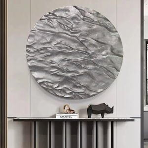 Tùy Chỉnh Thiết Kế Trang Trí Nội Thất Sóng Bằng Đá Sa Thạch 3D Sơn Gỗ Khắc Handmade Trừu Tượng Tác Phẩm Nghệ Thuật Hiện Đại Tường Nghệ Thuật - Product Image 2