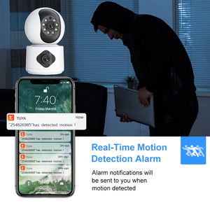 กล้องวงจรปิดไร้สาย Tuys Smart Home 6MP เลนส์คู่ WiFi ติดตามอัตโนมัติ ระบบเสียงสองทาง ตรวจจับความเคลื่อนไหว - Product Image 6
