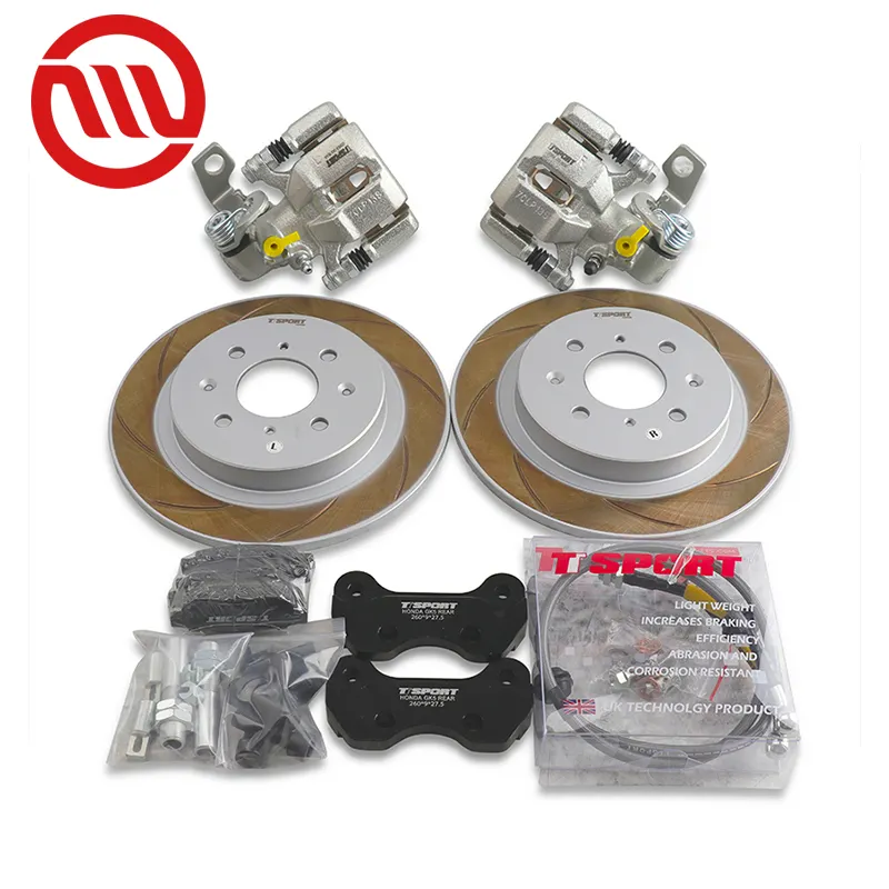 Ttsport Auto Remklauw Achterwiel 2 Piston Set Voor Honda GK5 Fit Rem Gewijzigde Originele Remklauw 260*9mm