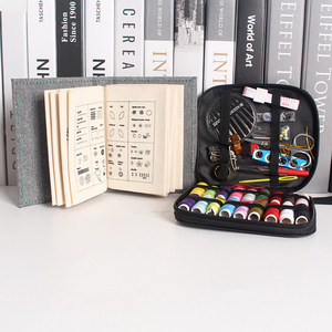 Kit de Bordado de Lino para Principiantes, con Hojas Sueltas en Forma Cuadrada, Aguja e Hilo, para Manualidades y Costura - Product Image 1