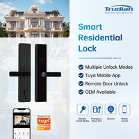 Cerradura Inteligente para Puerta con WiFi Tuya, Cerradura Biométrica sin Llave, Entrada sin Llave, Contraseña Digital, Tarjeta Inteligente