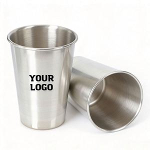 Vaso de Cerveza Personalizado Ys88, Vaso de Vino de Acero Inoxidable, Vasos de Chupito Metálicos, Regalos Promocionales Personalizados - Product Image 1