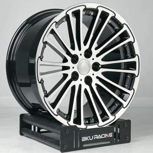 Rines Bku Forjados 5x130 para <span class=keywords><strong>Bentley</strong></span> Flying Spur, <span class=keywords><strong>Mulsanne</strong></span>, Bentayga, Continental GT, 20, 21, 22 Pulgadas, Aleación Pulida - Product Image 4