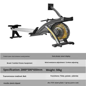 جهاز تجديف ذكي قابل للتعديل من باور ماكس للاستخدام المنزلي، مناسب للجنسين، يتحمل وزن مستخدم يصل إلى 180 كجم، مع ضمان لمدة سنة واحدة - Product Image 5
