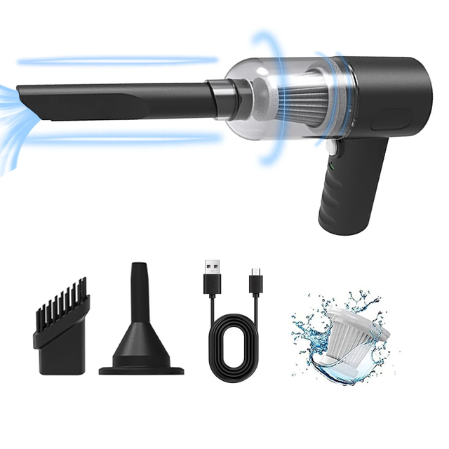 120W 5000pa Car Mini Wireless Vacuum Cleaner Small Hand-held Vacuum USB Rechargeable Universal Vacuum Cleaner