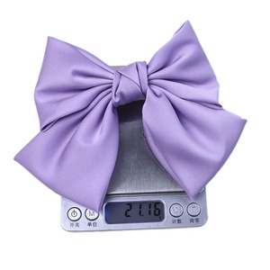 Pasador <span class=keywords><strong>de</strong></span> lazos <span class=keywords><strong>de</strong></span> pelo en capas <span class=keywords><strong>de</strong></span> satén grande para mujeres y niñas, lazos <span class=keywords><strong>de</strong></span> cinta <span class=keywords><strong>de</strong></span> seda grandes, accesorios para el cabello <span class=keywords><strong>de</strong></span> estilo francés - Product Image 4